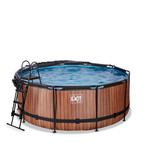 EXIT Frame Pool ø360x122cm (12v Sand filter