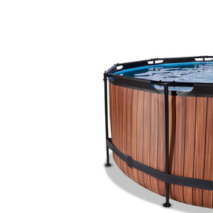 EXIT Frame Pool ø360x122cm (12v Sand filter