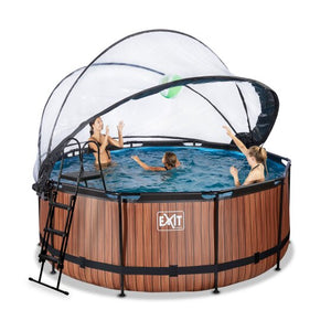 EXIT Frame Pool ø360x122cm (12v Sand filter