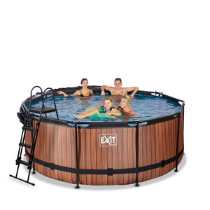 EXIT Frame Pool ø360x122cm (12v Sand filter