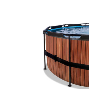 EXIT Frame Pool ø427x122cm (12v Sand filter