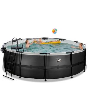 EXIT Frame Pool ø450x122cm (12v Sand filter)