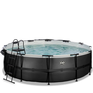 EXIT Frame Pool ø488x122cm (12v Sand filter)