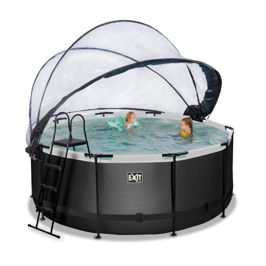 EXIT Frame Pool ø360x122cm (12v Sand filter)