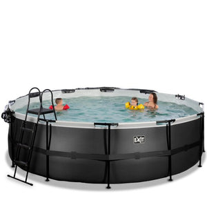 EXIT Frame Pool ø488x122cm (12v Sand filter)