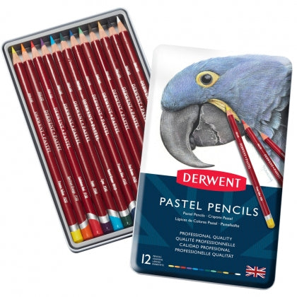 DERWENT PASTEL PENCILS TIN 12