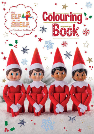 Elf on the Shelf Colouring Book