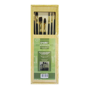 CREATE ACRYLICS BRUSH SET