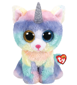 Beanie Boos Large-Heather Cat W / Horn