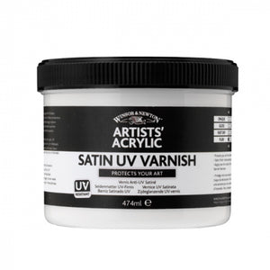 W&N Artists Acrylic Satin UV Varnish 474ml