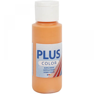 Plus Color Craft Paint, pumpkin, 60 ml/ 1 bottle