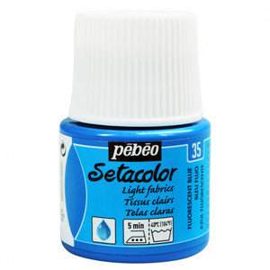 Setacolor L Fabrics 45ml Fluo Blue