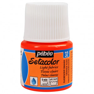 Setacolor L Fabrics 45ml Fluo Orange