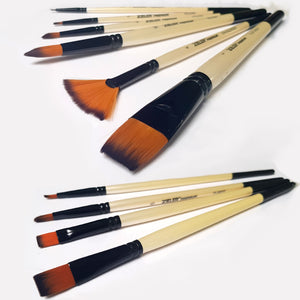 Premium brush zip case – set of 10