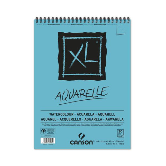 Canson XL WC Spiral Pad A4 300gsm 30 sheets