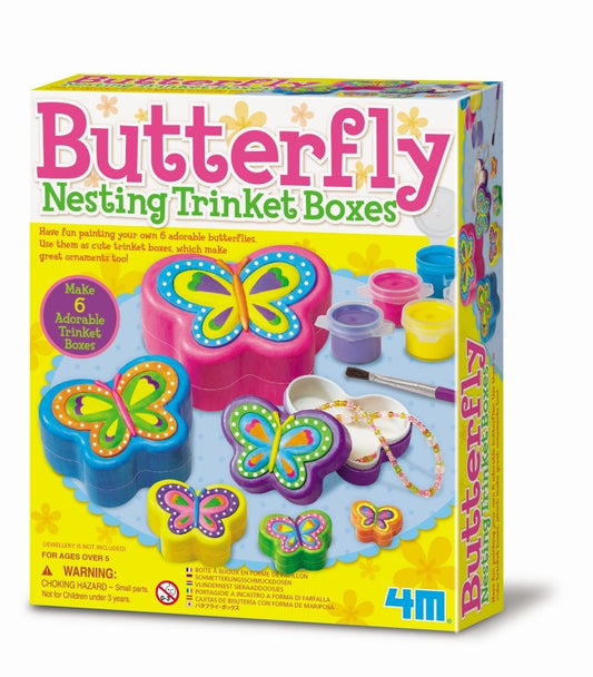 Butterfly Nesting Trinket Boxes