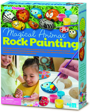 Kidzmaker - Magical Animal Rock Painting