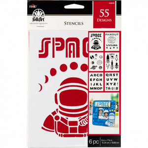FA Stencil - Space Theme Value Pack - 6