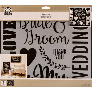 FA Stencil - Sign Making - Wedding - 12