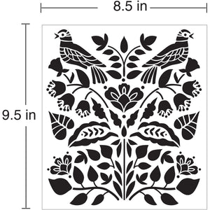 FA Stencil - Modern Folk - 8.5