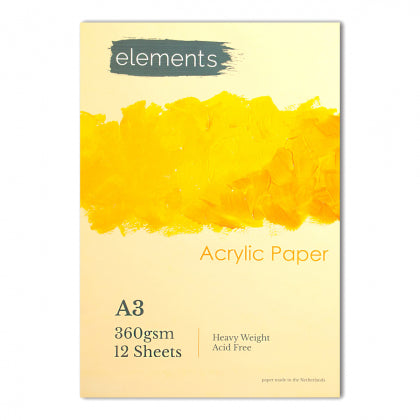 Elements Acrylic Pad - A3