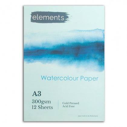 Elements Watercolour Pad - A3