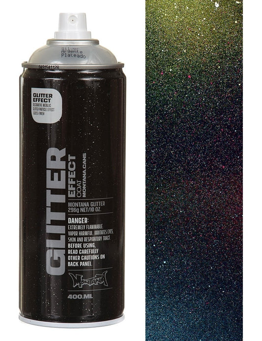 MONTANA Spray Paint - Glitter Silver Transparent