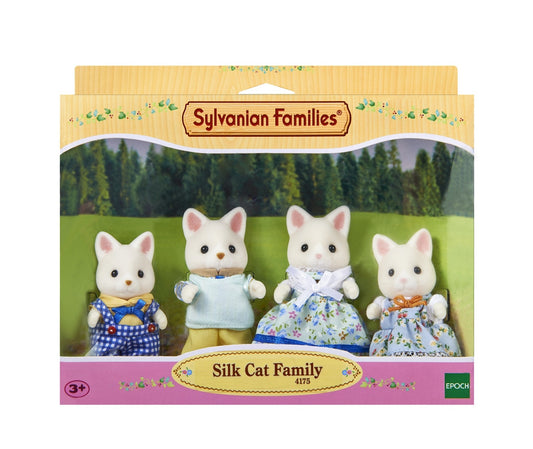 Sylvanian Silk Cat Family