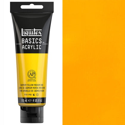 Liquitex - Basics - 118ml Cadmium Yellow Medium Hue