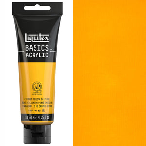 Liquitex - Basics - 118ml Cadmium Yellow Deep Hue