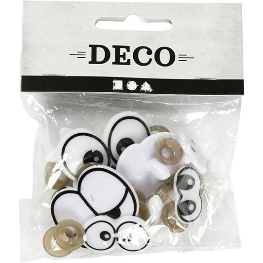Deco Funny Eyes - Assorted (Pack of 9)