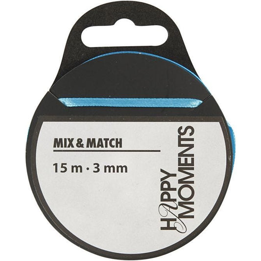 Satin Ribbon - Light Blue (15m Roll)