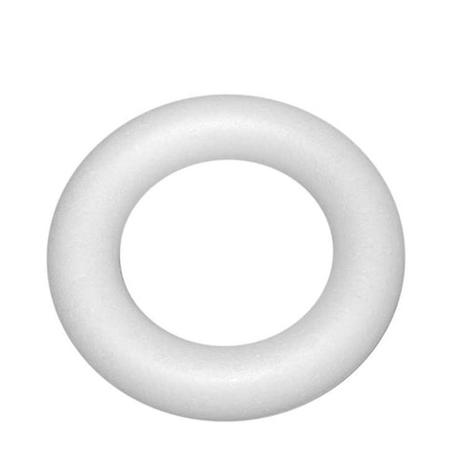 Ring, white, size 21,5 cm, thickness 45 mm, 1 pc