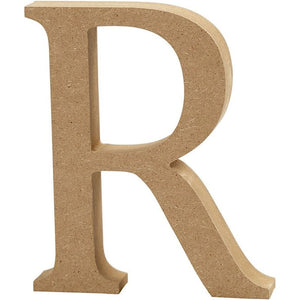 MDF Letter 13cm R