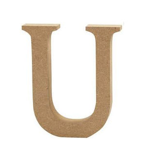 MDF Letter 13cm U