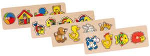 Animal Peg Puzzle 4pce