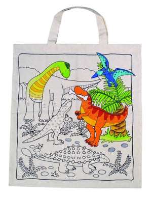 GOKI PAINT YOUR OWN CANVAS BAG-DINO