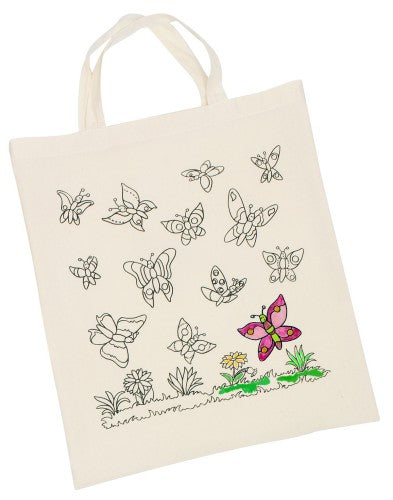 GOKI COTTON BAG-BUTTERFLIES