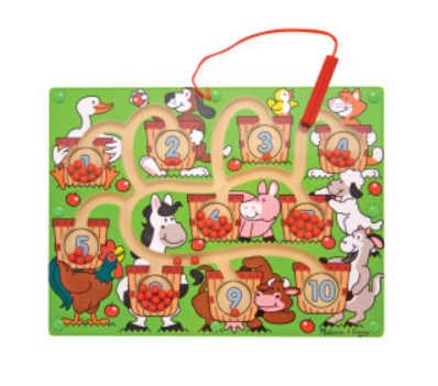 Magnetic Number Maze