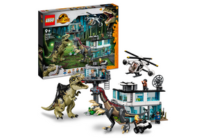 Lego Giganotosaurus and Therizinosaurus Attack