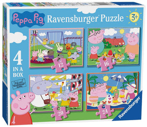 Peppa Pig 4 In A Box Jigsaw Puzzle Jigsaw Puzzle