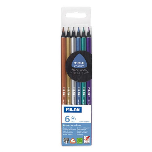 Milan Metallic Colour Pencils