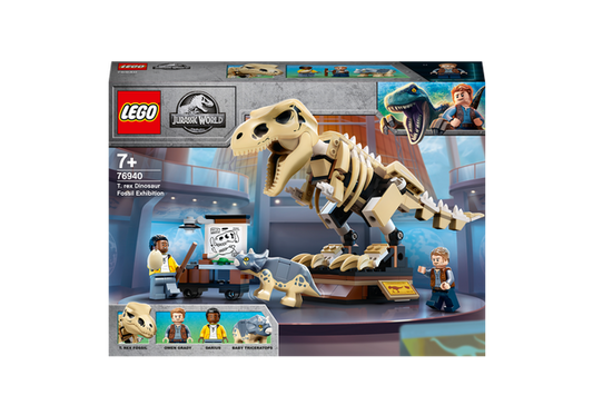 Lego Jurassic World T  rex Dinosaur Fossil