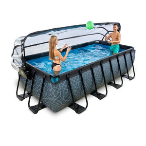 EXIT Frame Pool 4x2x1.22m (12v Sand filter)