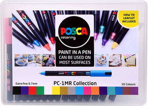 Posca PC-1MR Set Of 16 Assorted Colours