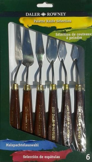 ASSORTED PAINTING KNIVES SET (6)