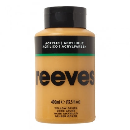 REEVES 400ML ACRYLIC- yellow ochre