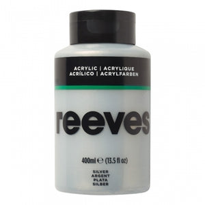 REEVES 400ML ACRYLIC- SILVER