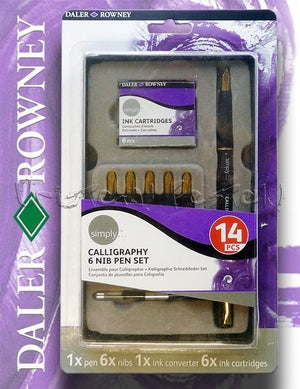 SIMPLY CALLIGRAPHY 14 PC SET