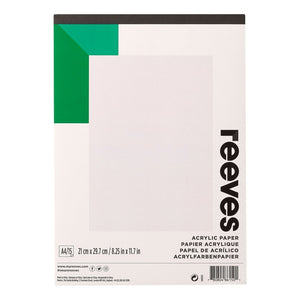 REEVES ACRYLIC PAD A4 190GSM 15 SHTS